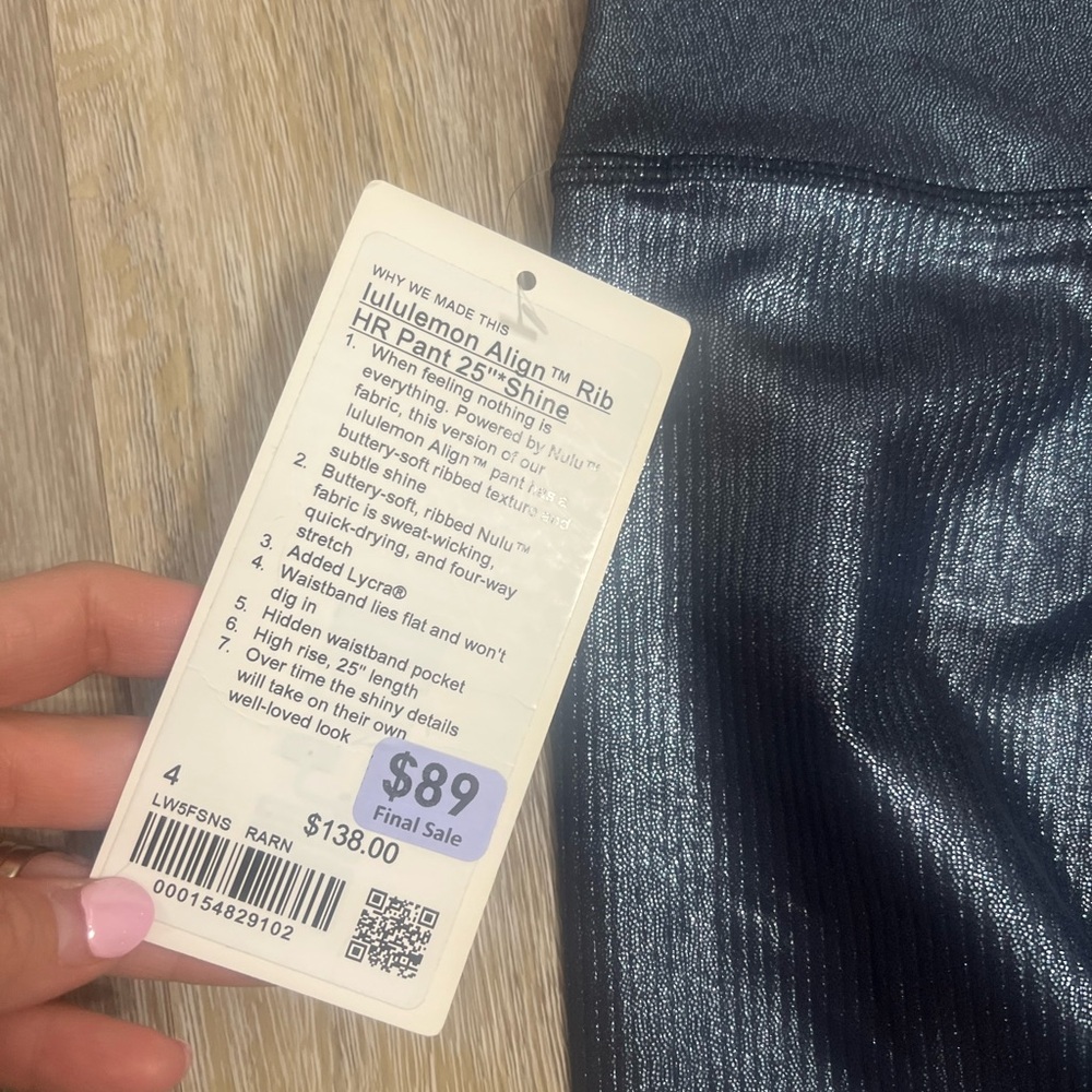 NWT LULULEMON SPECIAL EDITION SHINE High-Waist Leggings